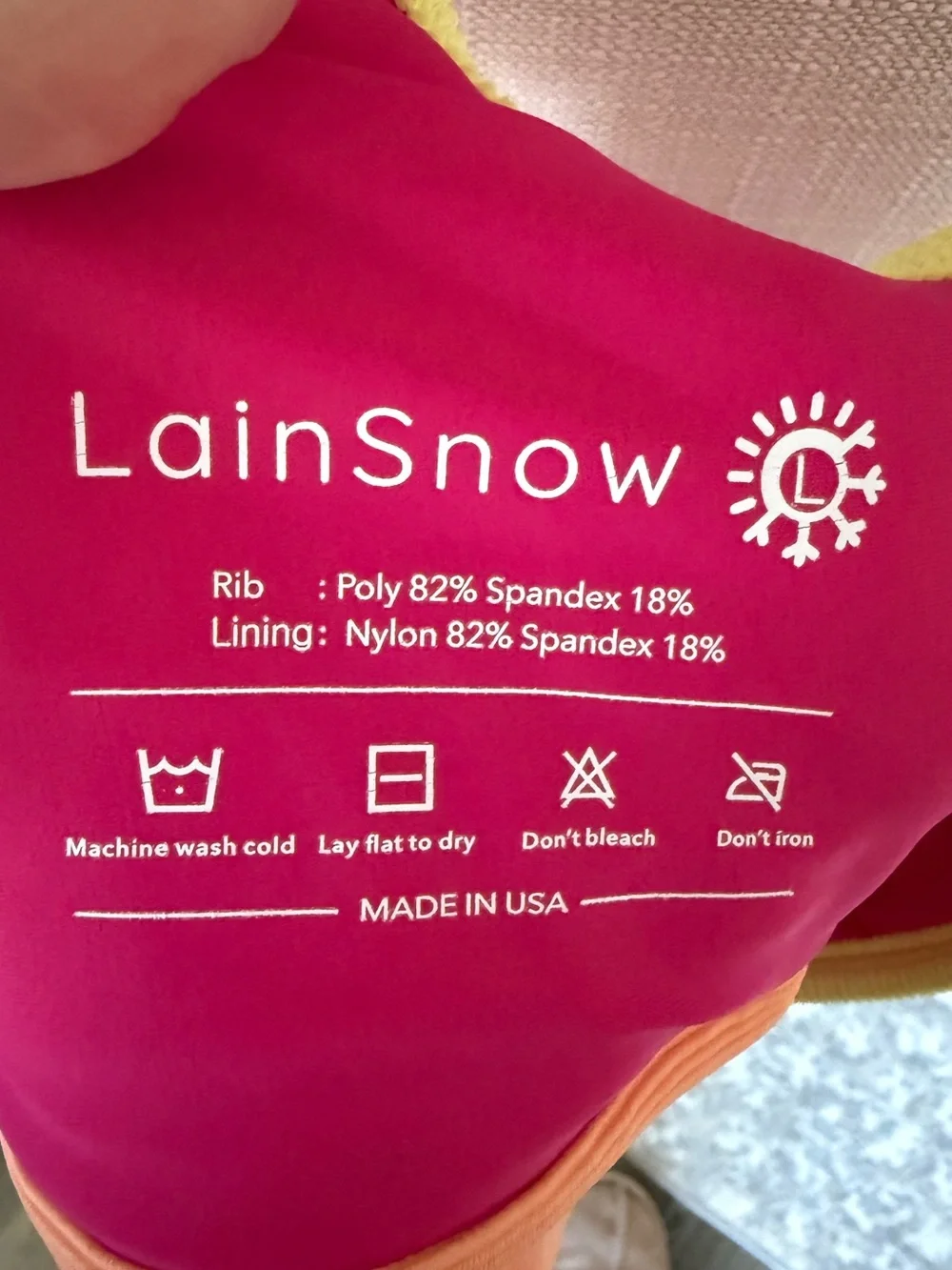 LainSnow ribbed worn women’s